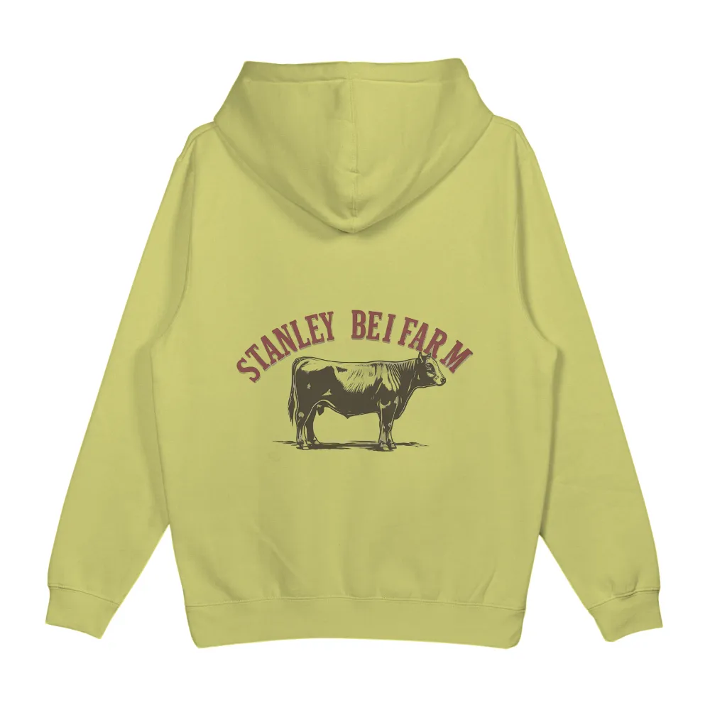 Custom T-Shirt Printing: Stanley Bei Farm - Vintage Farm Cow Design|ant farm t shirt