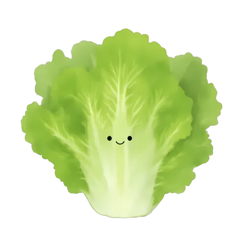 TShirt Printing: Happy Lettuce - Cheerful Nature Design