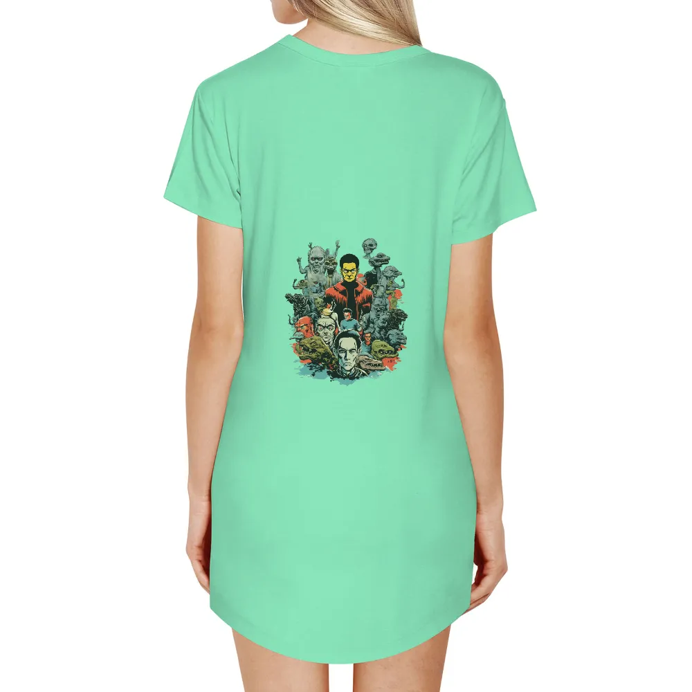 Custom Tee Shirts: Journey into the Unknown with Adventure and Mystery|adventure time dancing with monsters shirt