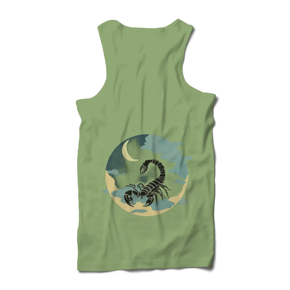 Shirts Graphic Tees: Scorpion Under the Crescent Moon|pokemon magic shirt