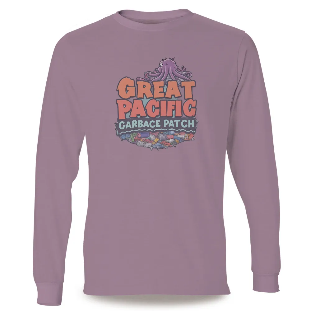 TShirt Printing: Great Pacific Garbage Patch - Environmental Awareness|frank ocean custom knit