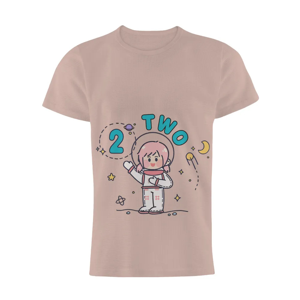 T-Shirts Pattern: Cosmic Adventure with Lila, the Astronaut|i heart hot moms shirt danny duncan