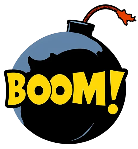 Tee Shirts Printed: BOOM! - Bold Energy and Excitement