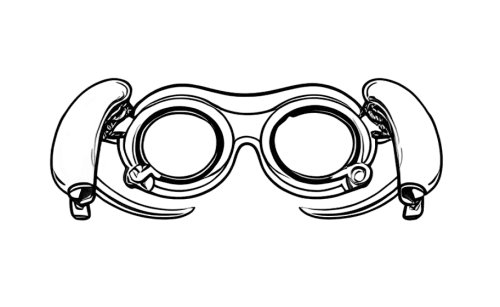 Tee Shirts Printed: Cyberpunk Goggles - Explore the Future