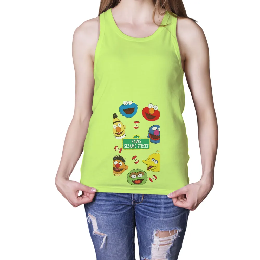 Graphic Tees: KAWS x Sesame Street - Artistic Collaboration|j shirt design