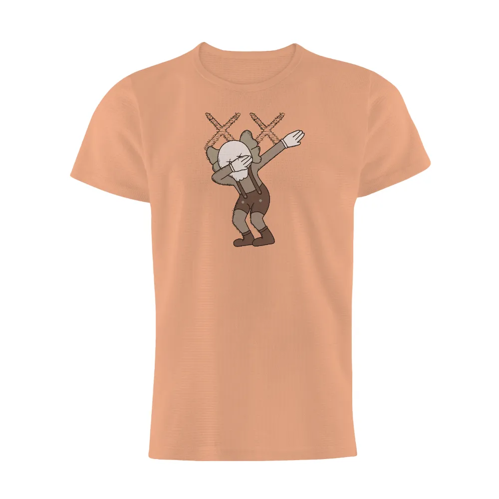 TShirt Design: Mr. Dab - A Blend of Humor and Vintage Charm|old milwaukee t shirt vintage