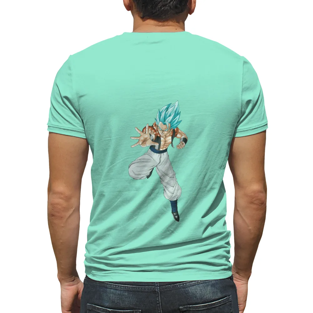 Gogeta T-Shirt Design: Power and Determination from Anime|name design t shirt