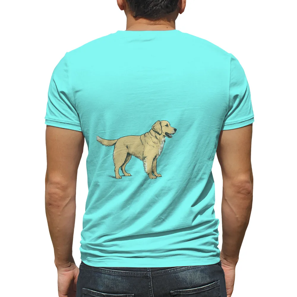 Golden Retriever TShirt Printing: A Symbol of Unconditional Love|i am only talking to my dog today shirt