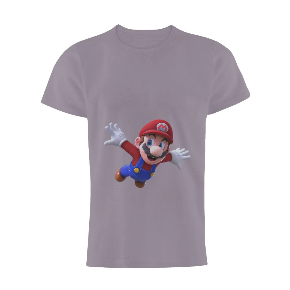 Shirts Graphic Tees: Mario's Adventure - Gaming Hero|luke cage hero for hire t shirt