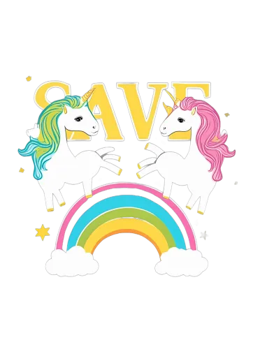 Customized Tee Shirts: Save the Magic with Unicorns and Rainbows