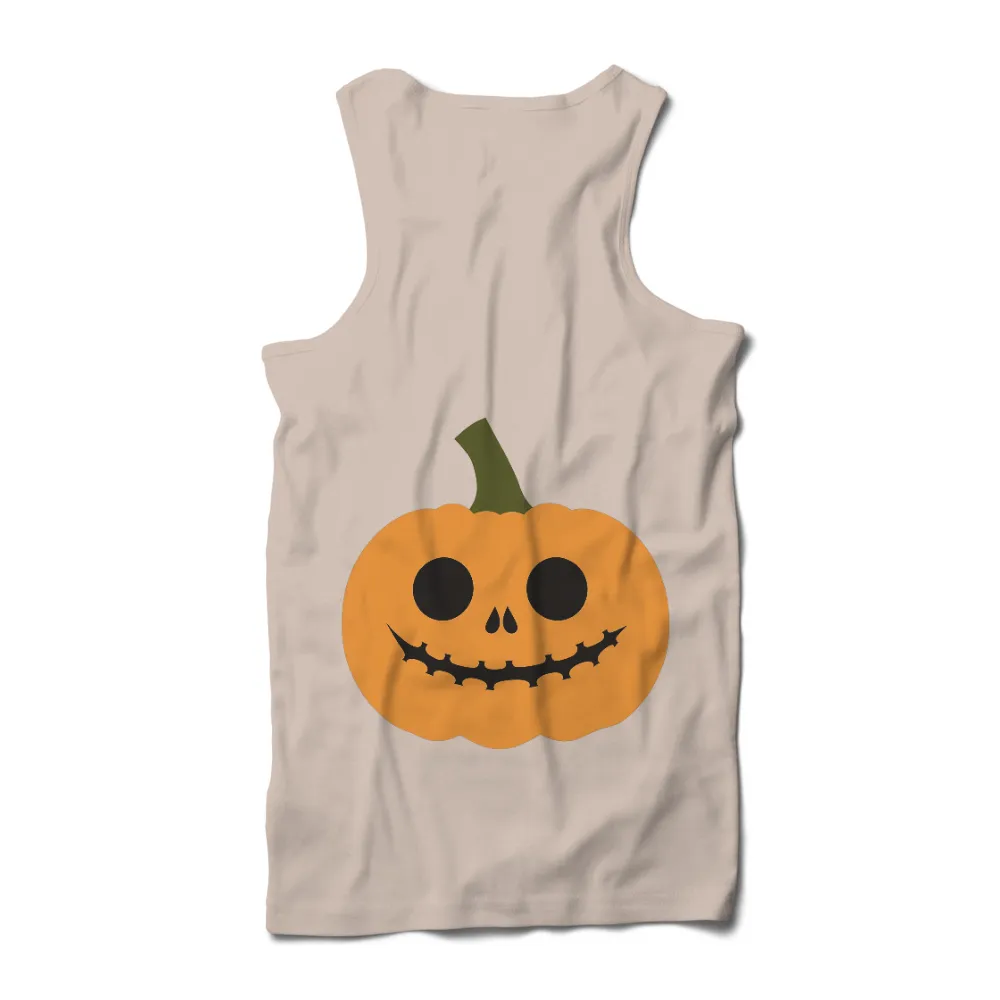 Halloween T-Shirts Design: Cheerful Pumpkin| Unique pumpkin t-shirt design