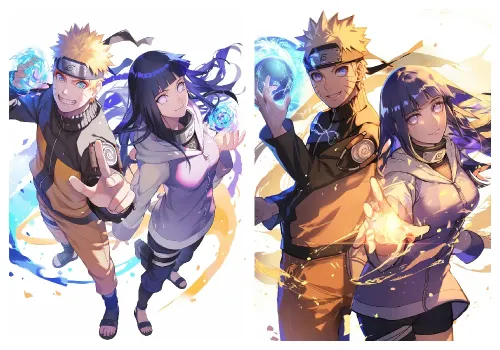 Premium Naruto and Hinata Couple Shirts: Anime Love Designs