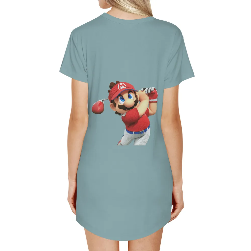 Custom Tee Shirts: Mario's Golf Adventure - Sports, Competition, Dynamic|my hero academia jacket hot topic