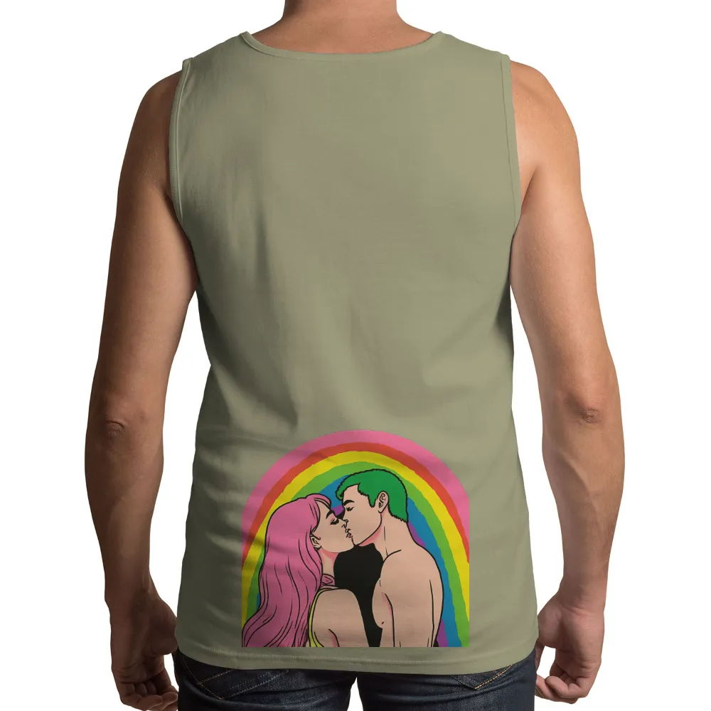 TShirt Design: Love Under the Rainbow - Artistic Pop Culture|vogue rainbow t shirt