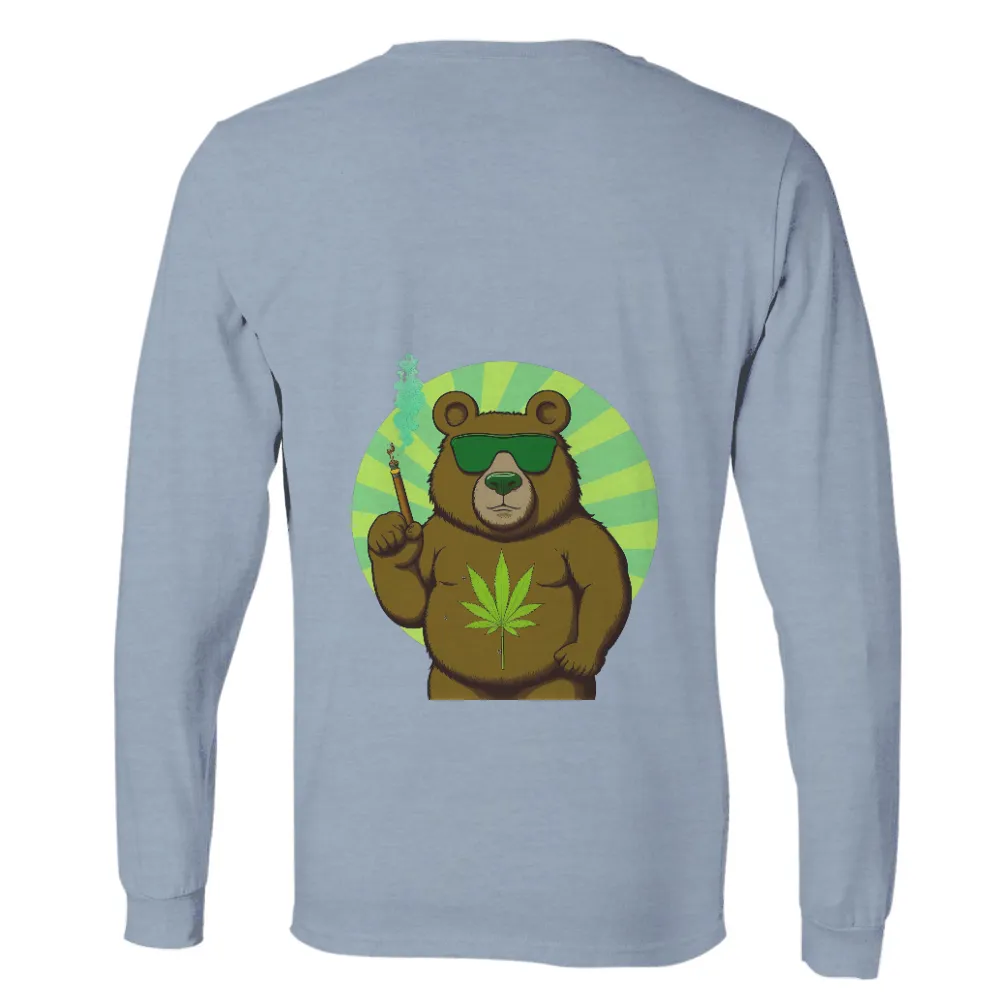 Tee Shirt Printing: Bruno the Bear - Relaxation and Freedom|cannabis sativa shirt that 70s show