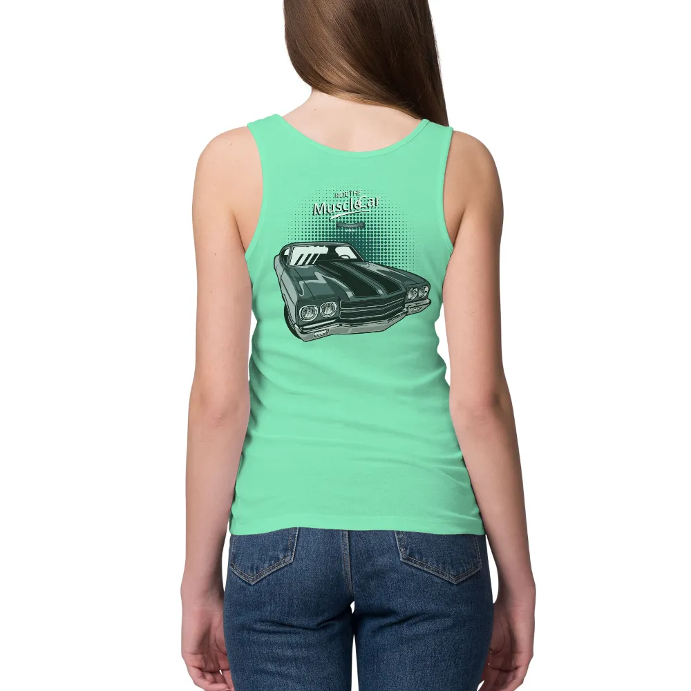 Ride the Muscle Car TShirt Printing - Vintage Classic Cars|t shirt roblox vintage