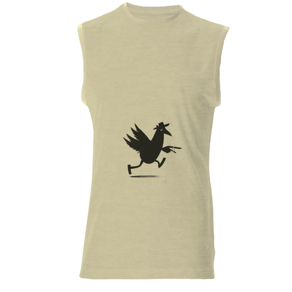 Custom Tee Shirts: Whimsical Rooster Cowboy - Fun and Lighthearted|fun squad t shirt youtube