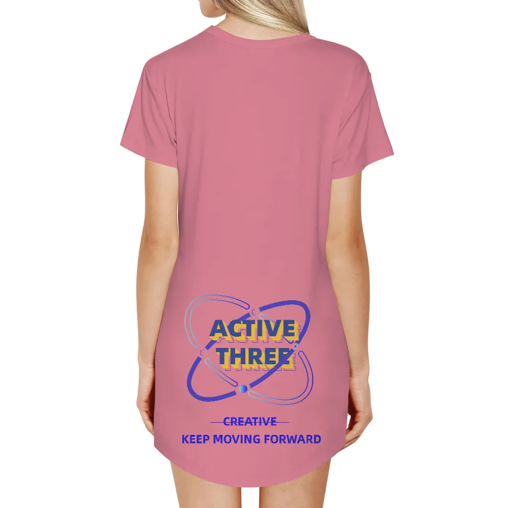 TShirt Printing: Active Three - Creative Keep Moving Forward|blue jays barrio t shirt