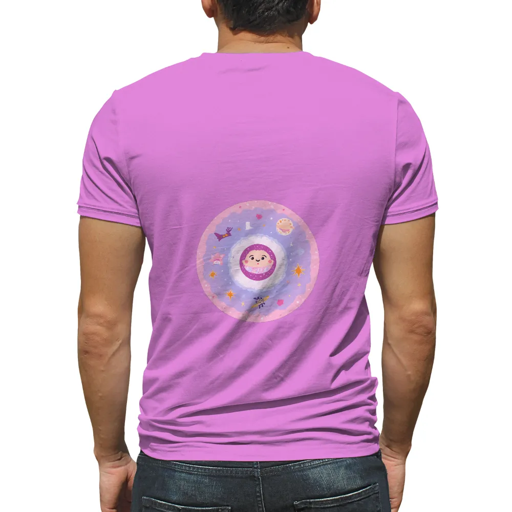 Tee Shirt Printing: Whimsical Astronaut in a Dreamy Cosmos|my anxiety needs more space shirt