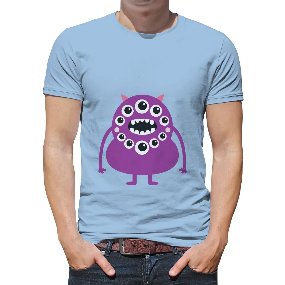 T-Shirts Custom: Quirky Monster Zorblatt - Whimsical and Magical|t shirt monster roblox