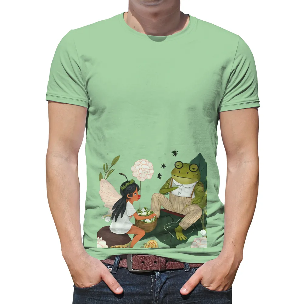 T-Shirts Custom: Enchanting Fairy and Frog Friendship|nhl opening night 2022