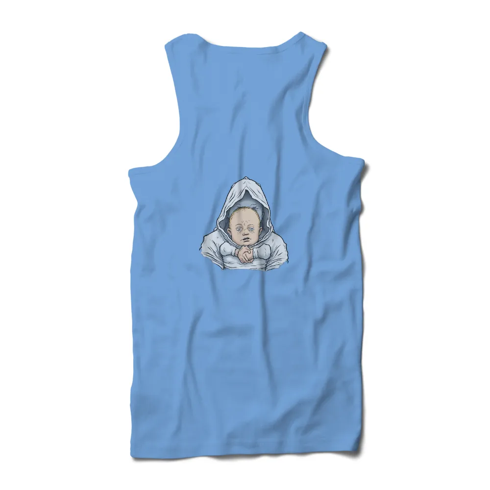 T-Shirts Pattern: Innocence and Wonder - Baby in Blanket|tee shirt blanket pattern