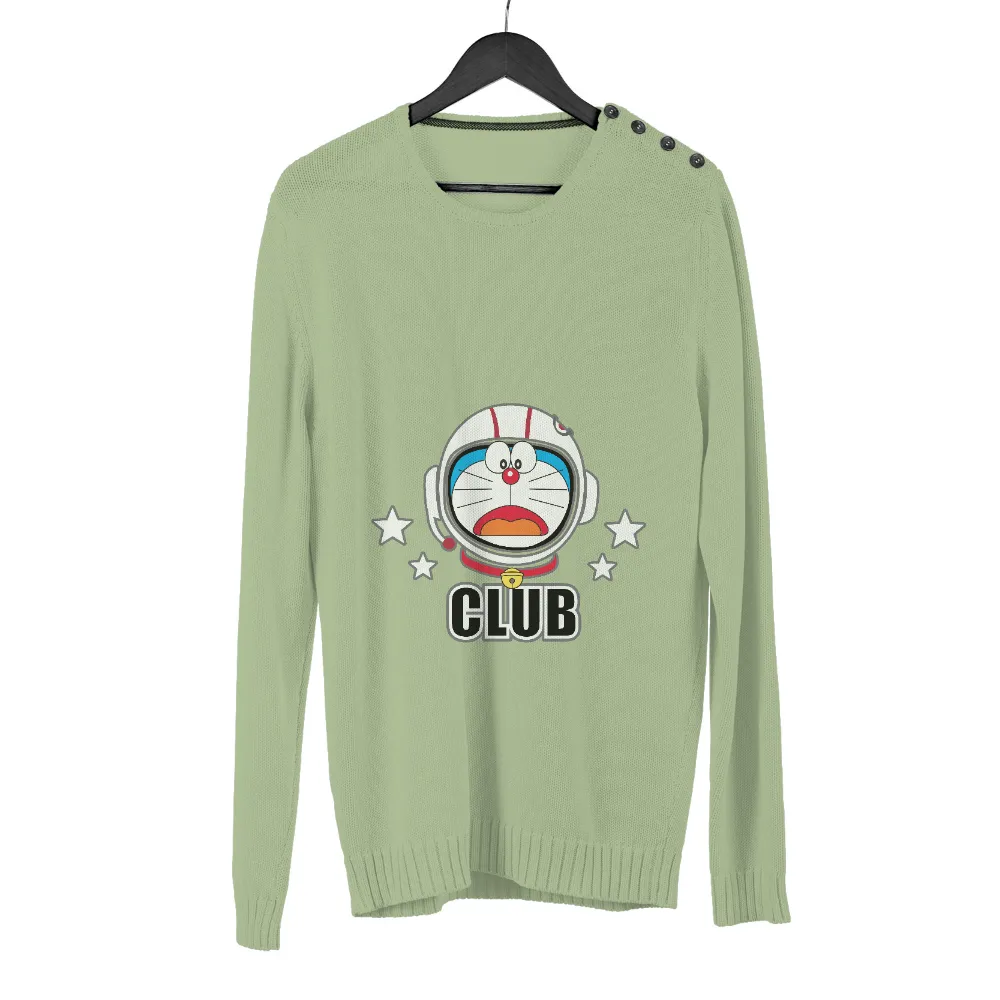 Customized Tee Shirts: Doraemon Astronaut Club - Anime Adventure|stranger things hellfire club hot topic