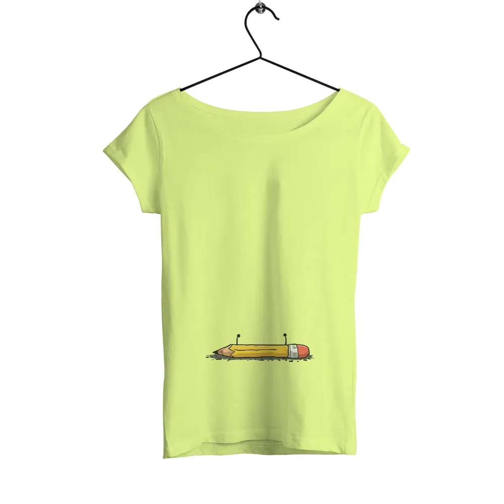 T-Shirts Design: Broken Pencil - A Symbol of Resilience and Creativity