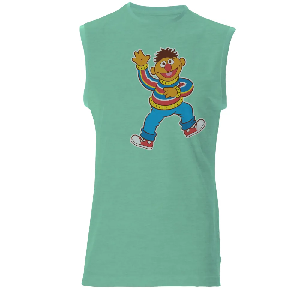 Custom T-Shirt Printing: Spread Joy with Ernie's Cheerful Design|selfish with my time and energy shirt