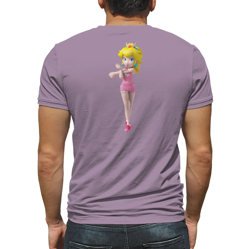 TShirt Design: Princess Peach's Adventurous Spirit|adventure time dancing with monsters shirt