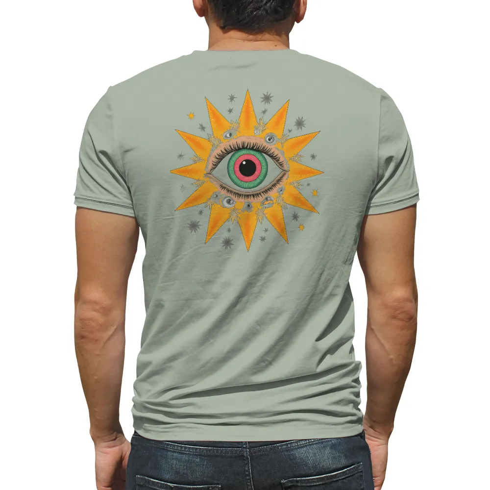 Custom T-Shirt Printing: All-Seeing Eye - Cosmic Consciousness|dallas stars capfriendly