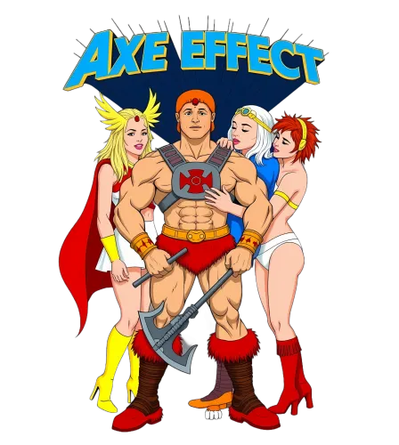 Axe Effect T-Shirts Pattern: Heroes and Companions