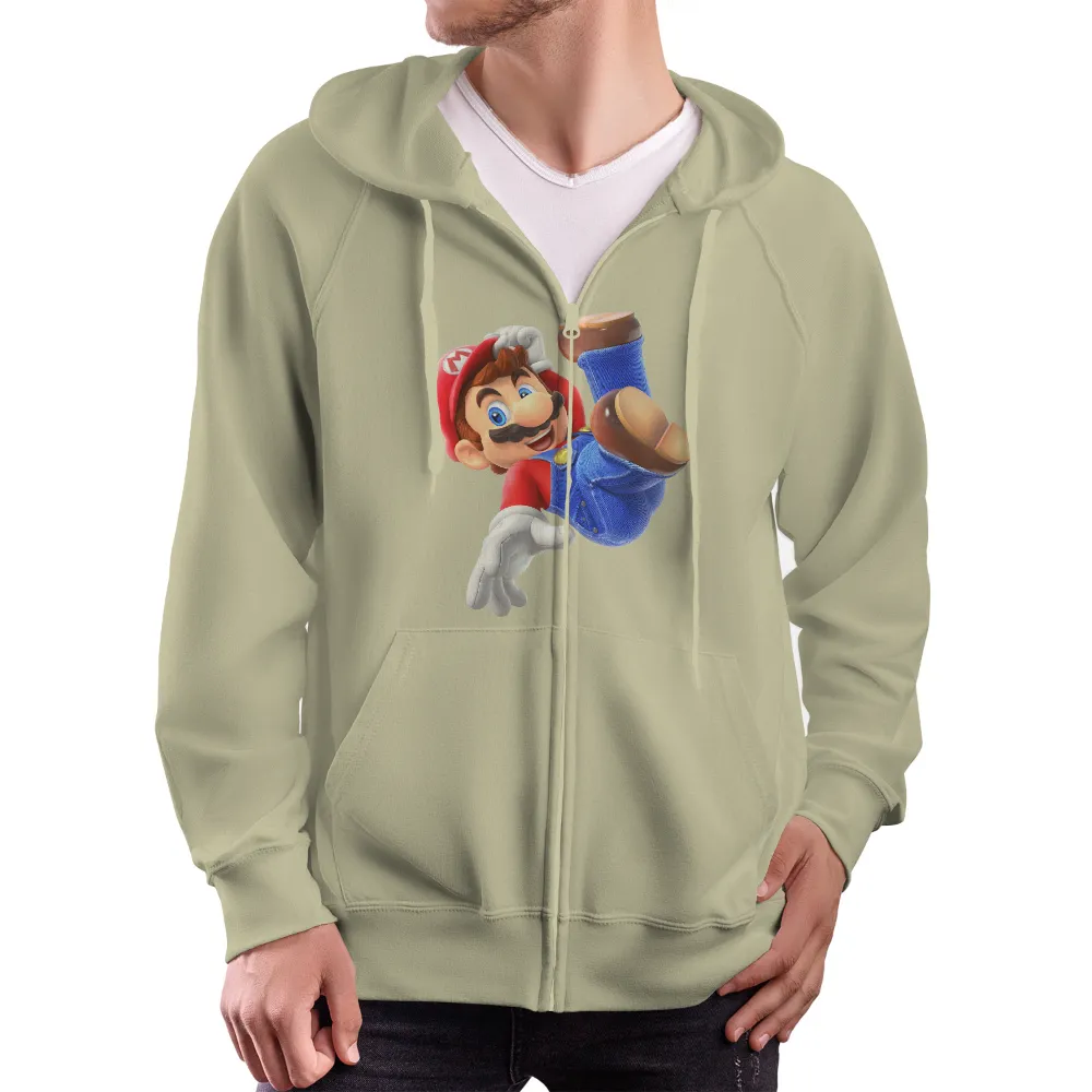 Custom T-Shirt Printing: Mario's Leap of Adventure|courage the cowardly dog shirt hot topic