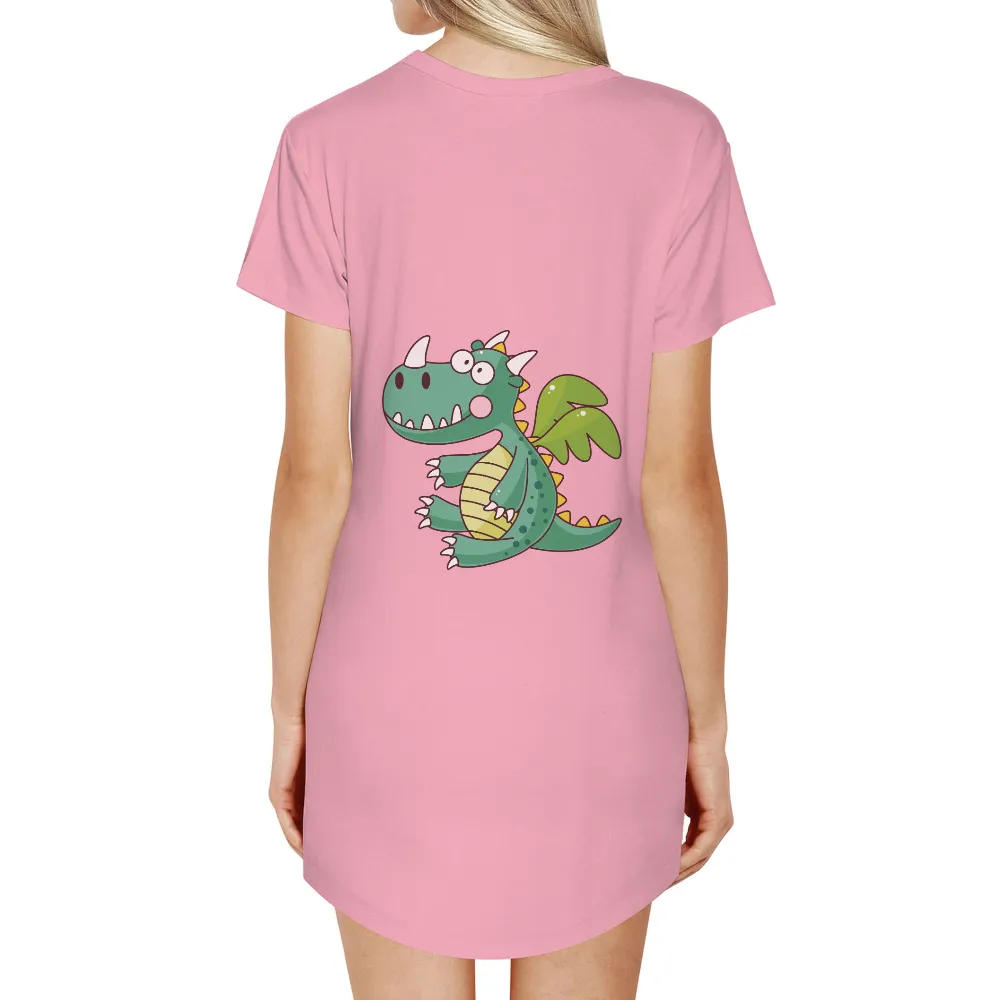 Tee Shirts Printed: Playful Dragon Adventures|valentines day cute shirts