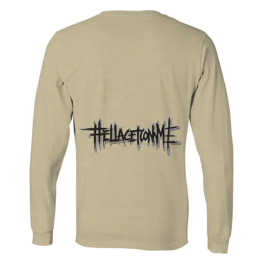 T-Shirts Pattern: #AllAgeToMe - Bold Graffiti Style| black and white T-shirt pattern