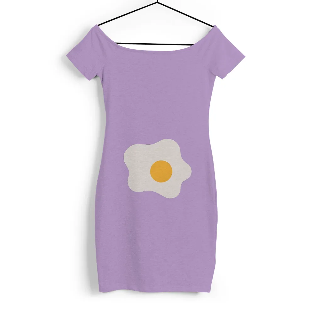 Shirts Graphic Tees: Fried Egg Minimalist Design|fresh prince cartoon shirt