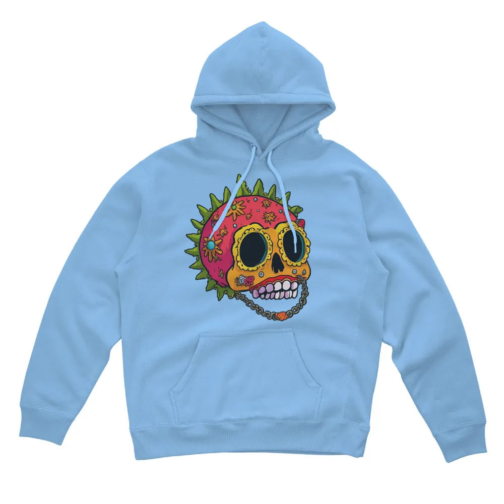 Custom T-Shirt Printing: Vibrant Day of the Dead Skull Design|death note t shirt roblox