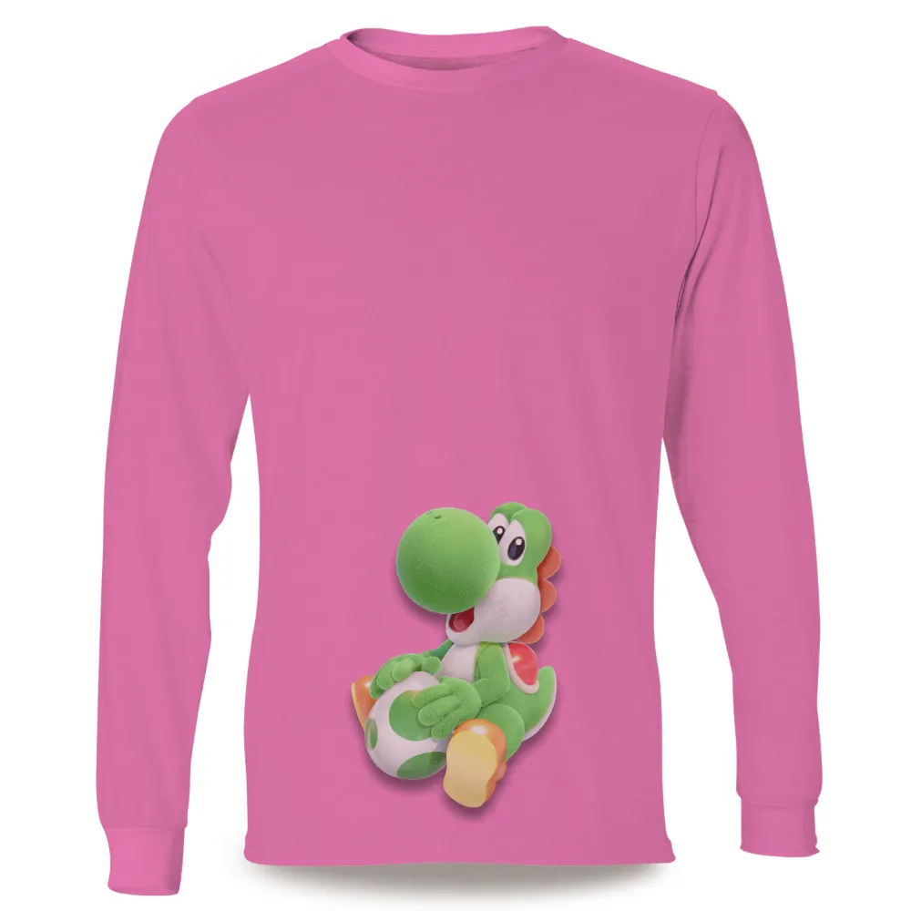 TShirt Design: Yoshi's Adventure with Hopeful Egg|video game class shirt