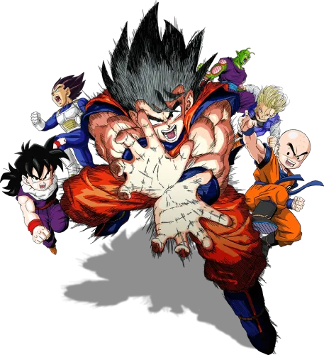 Custom T-Shirt Printing: Dragon Ball Warriors in Action