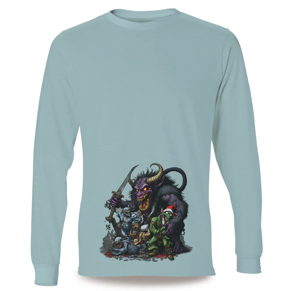 Tee Shirt Printing: Krampus and His Mischievous Followers - Horror and Humor| mischievous goblins