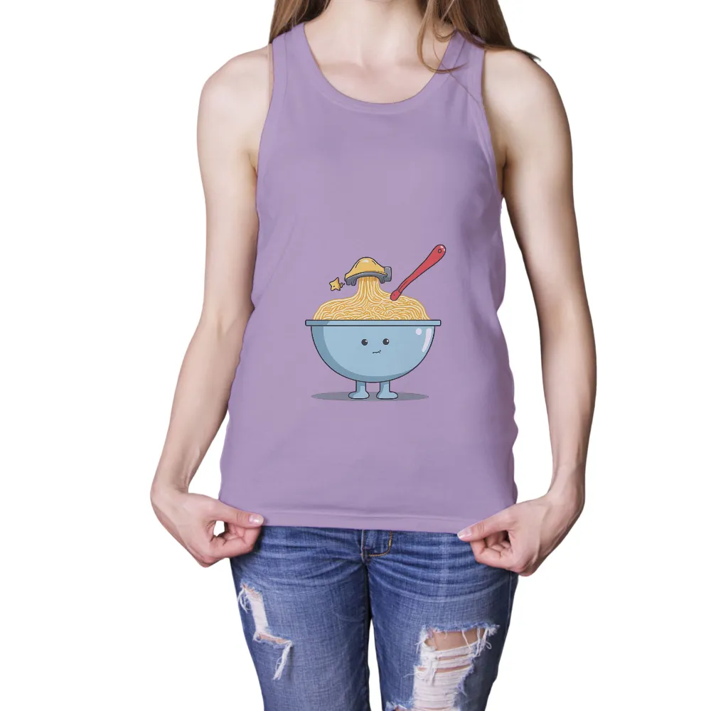 Shirts Graphic Tees: Whimsical Construction Worker Noodle Bowl|super bowl tee higgins