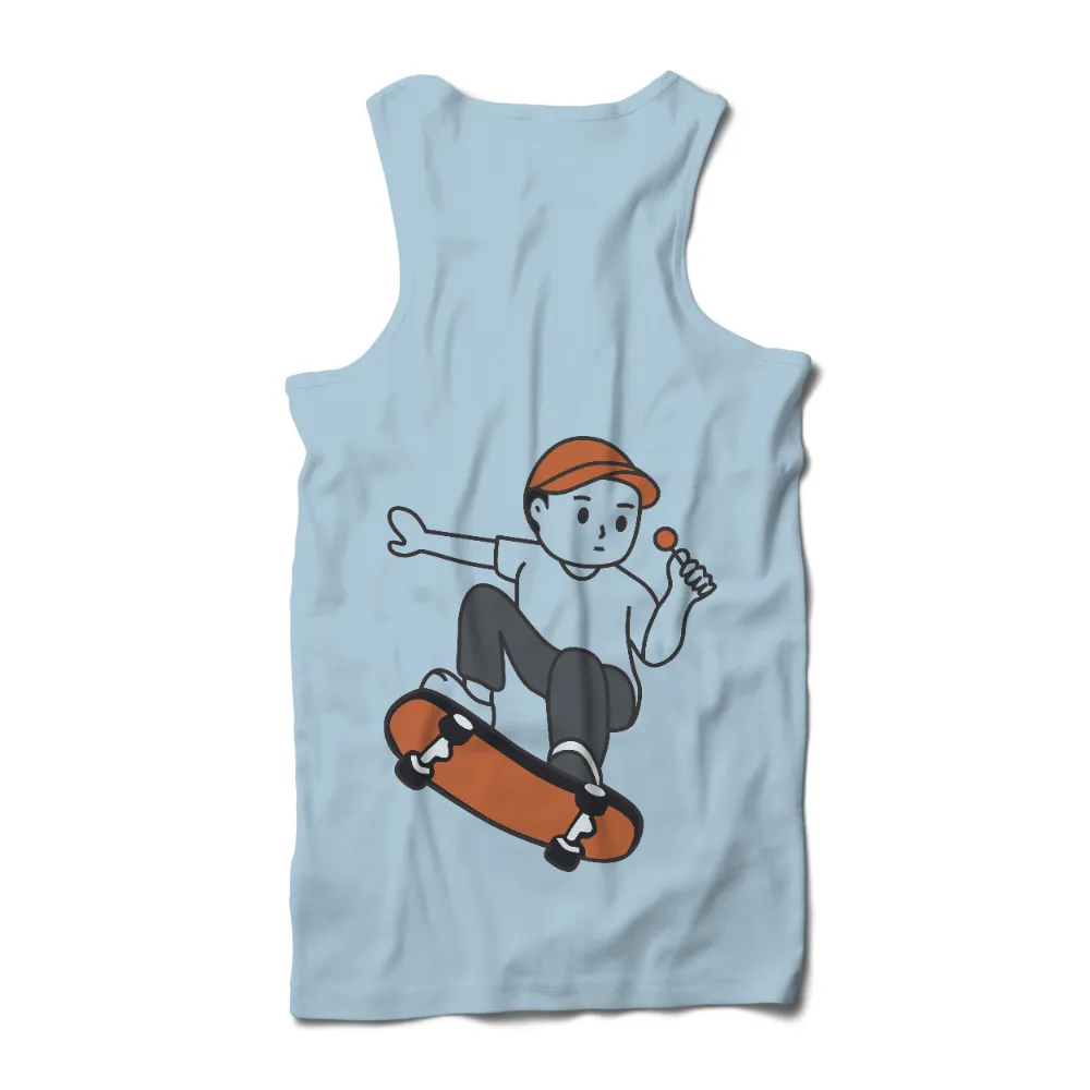 T-Shirts Custom: Skateboarding Spirit with Orange and Black Design|bright neon orange t shirts