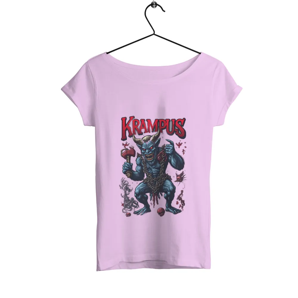 Custom Printing: Krampus - Folklore Demon with Chains and Axe|roblox demon slayer shirt