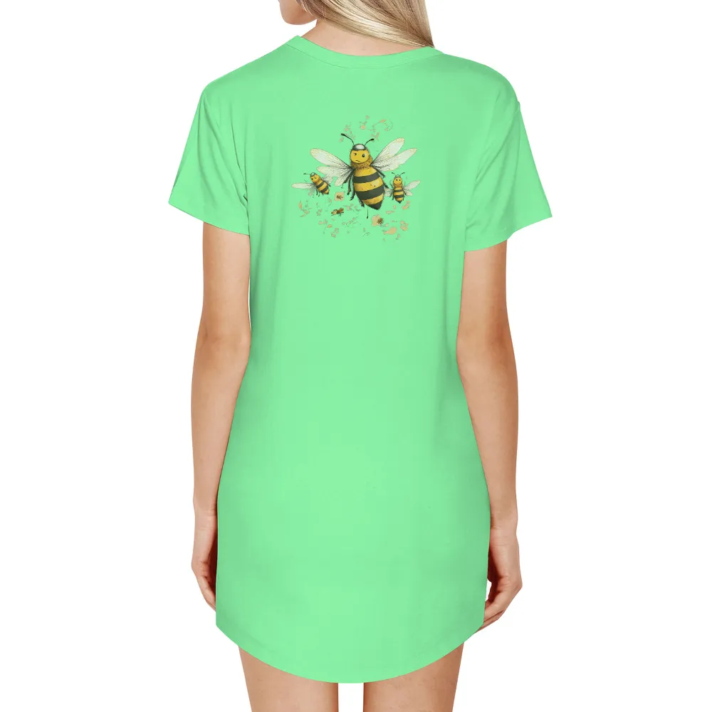 T-Shirts Custom: Bee Leadership - Vibrant Colors and Thoughtful Expressions| scattered broken hives