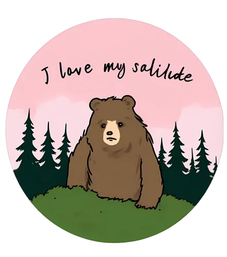 Tee Shirts Printed: I Love My Salilide - Bear in the Forest