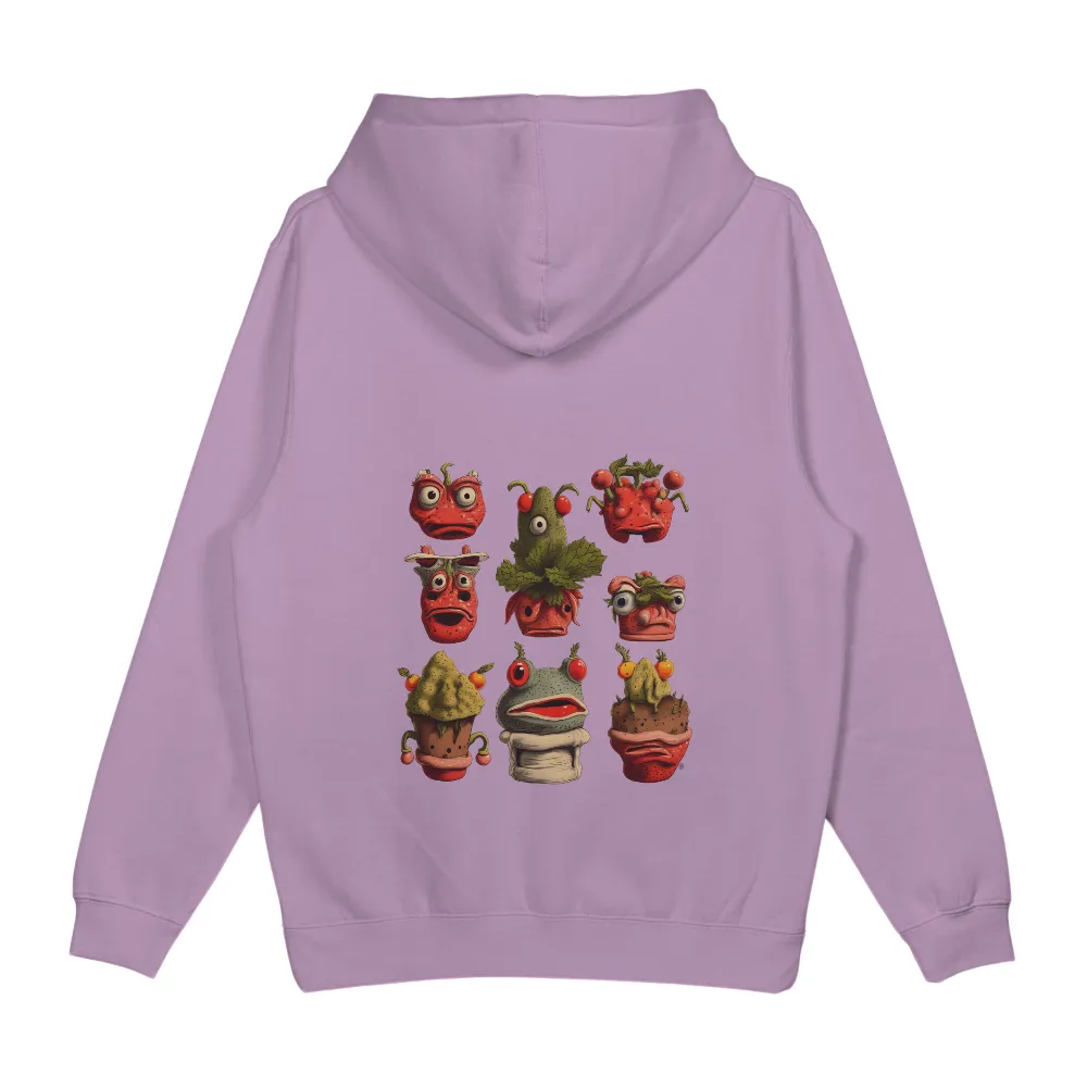 Tee Shirts Printed: Quirky Anthropomorphic Vegetables|i may look calm shirt