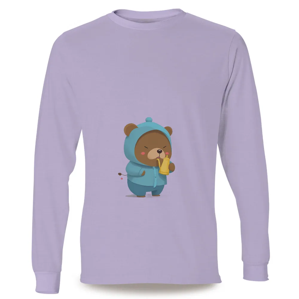 Custom Tee Shirts: Bruno's Cozy Tea Time|bleaching comfort colors