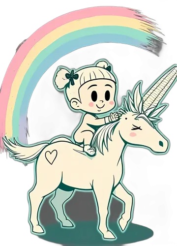 Shirts Graphic Tees | Unicorn Dreams & Rainbow Wonders