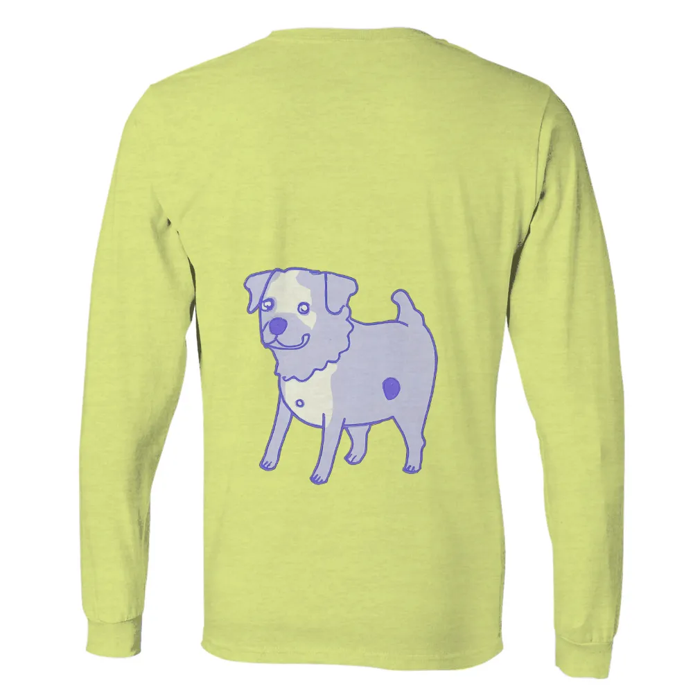 Tee Shirts Printed: Whiskers the Joyful Dog|women artist shirt