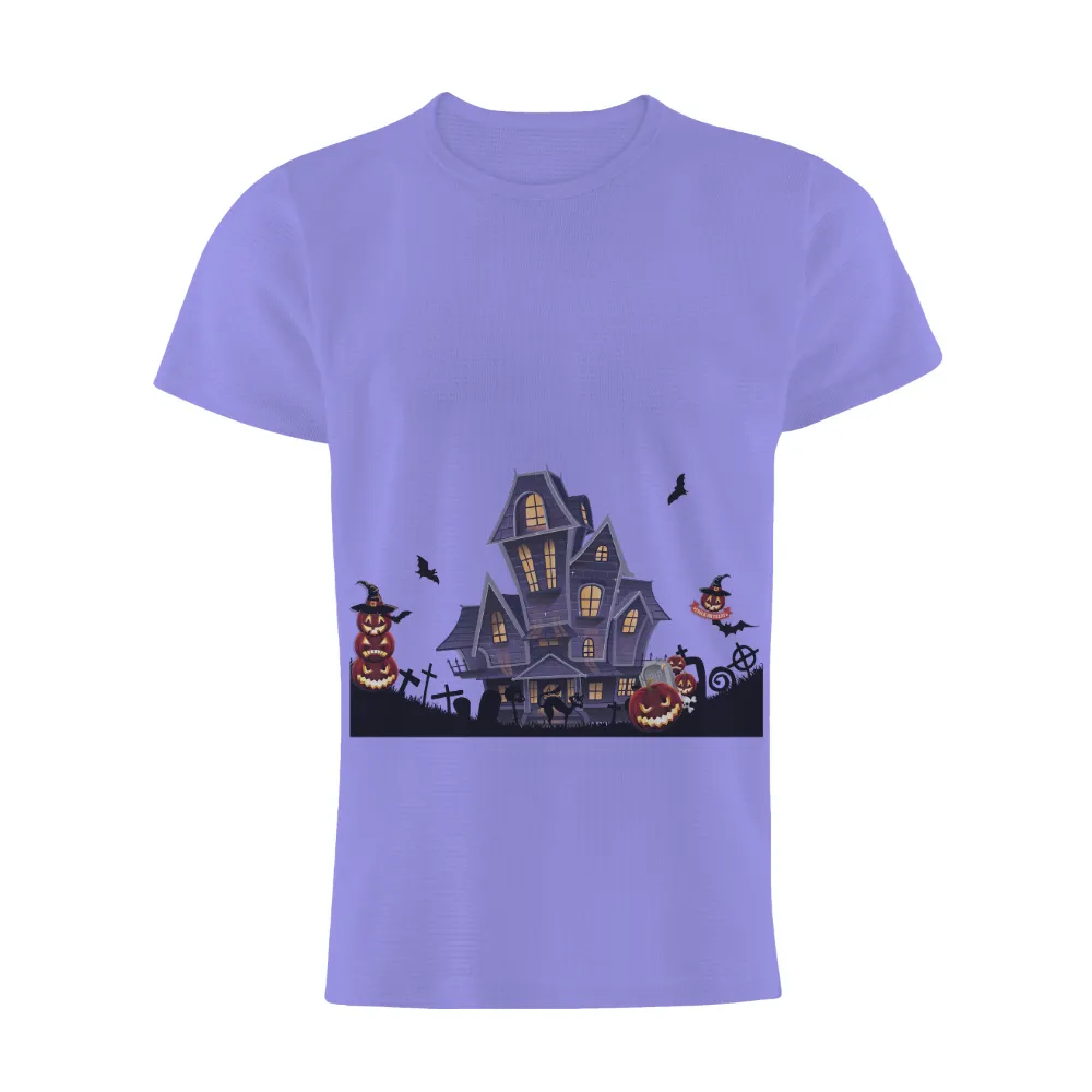 Haunted House TShirt Printing: Spooky & Festive Halloween Design|halloween ends tshirts